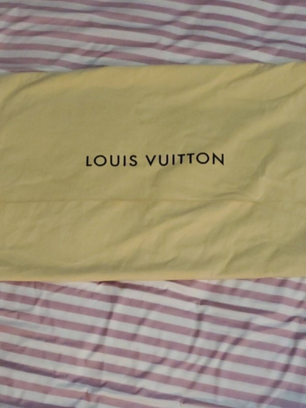 Authentic Louis Vuitton Cloth Dustbag For Speedy Or Other Bag